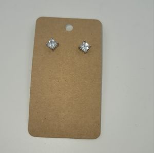 Fashion silver rhinestone  stud